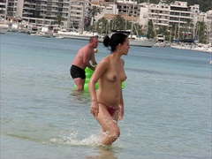 Ibiza Topless babe