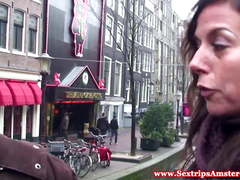 Real blonde dutch hooker gets oralsex