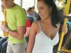 Oeffentlicher Nahverkehr ! Fuck in a public Bus !