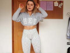 Huge Cameltoe Big Pussy Camel Toe Gym Blonde Pacotao Pata