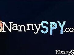 Bubble Butt Babysitter Creampied after Getting Caught