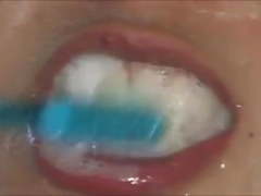 Asian with dried cum on face cumbrush