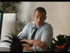 Spanish MILF babe fucks her coworker in the stockroom