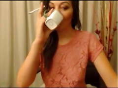 Caught braless milf on tech support cam