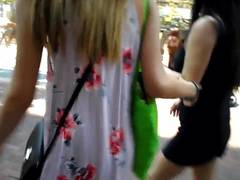 BootyCruise: Downtown Asian Braless Cam