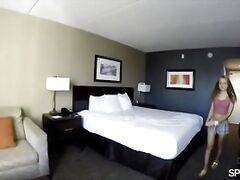 Spy Pov - Fucking a babysitter Holly Hendrix teen porn