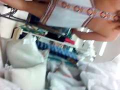 White dress thong no bra 3