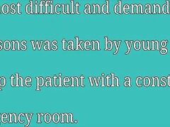 Cute Nurse in Medical School Gets a Big Cumshot onto her Huge Tits