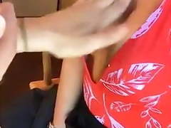 Bella Thorne lotion rubbed on her boobs