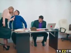 Busty boss Brooklyn got titfucked