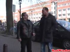 Tattooed Dutch hooker cockriding sex tourist