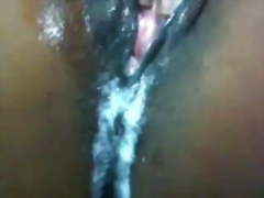 creamy black pussy close up 65