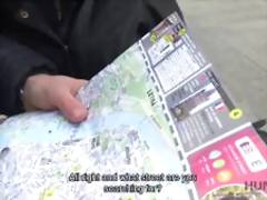 HUNT4K Man with camera fucks pretty girl in exchange for money