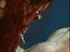 Name of girl or movie? Red latex gloves