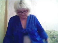 Rus olgun russian mature bottle in pussy