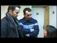 FRENCH CASTING n30 brunette anal babe double penetration