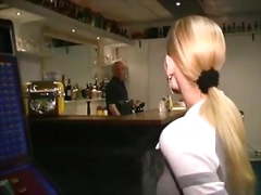 Belgian Blonde Fucks Dutch Bartender