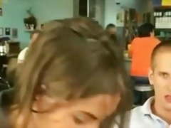 A real public blowjob