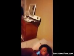 Fucking my girlfriends tight pussy while she is on the phone