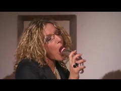 Italian Blonde Milf  Cum in Mouth