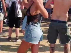 Rave transparent boobs